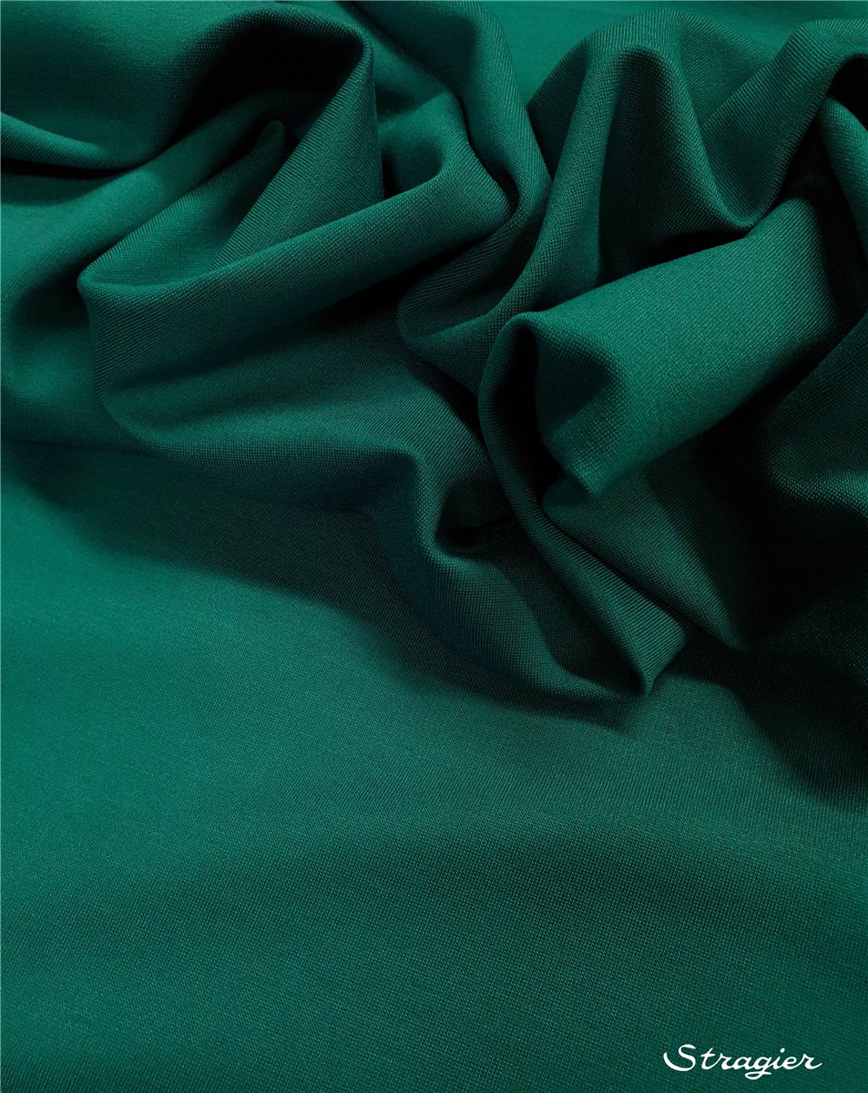 Maille Milano Stretch - uni - Vert Lagon