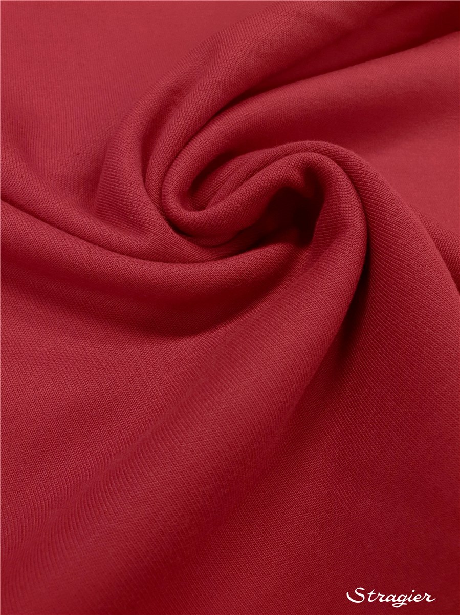 Maille Sweatshirt - qualité extra - Uni - Amarante 