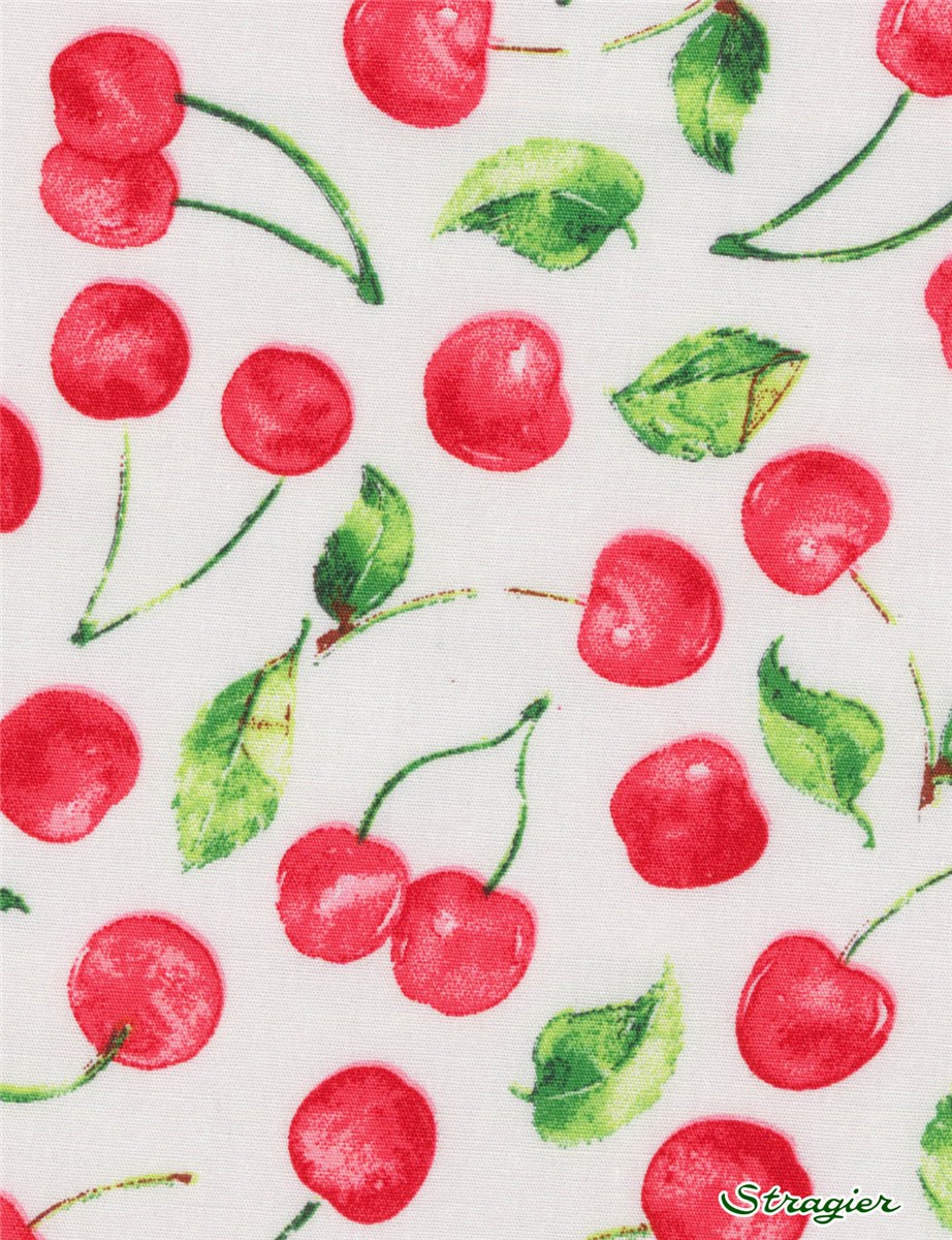 Popeline pur Coton - Cerise - 1