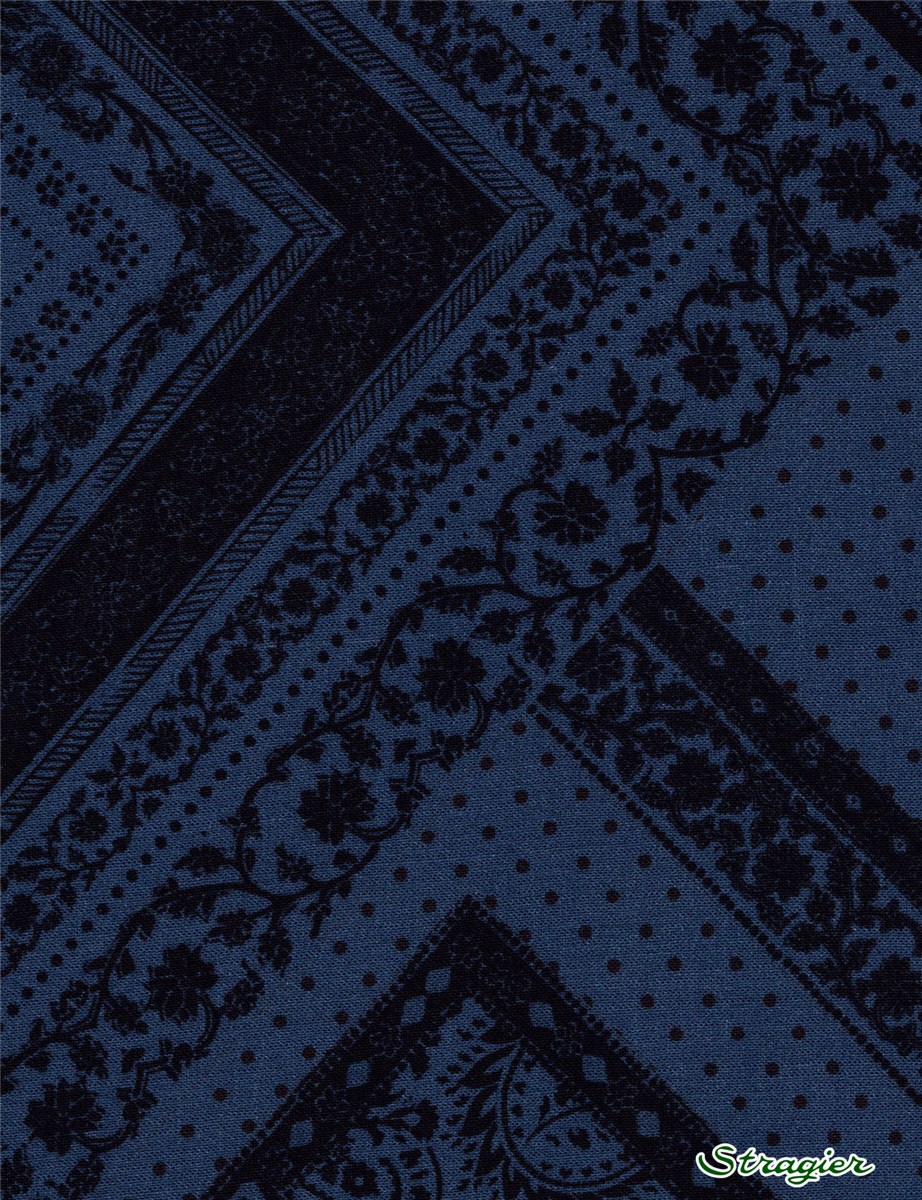 Javanaise Viscose - Foulard - Bleu profond 