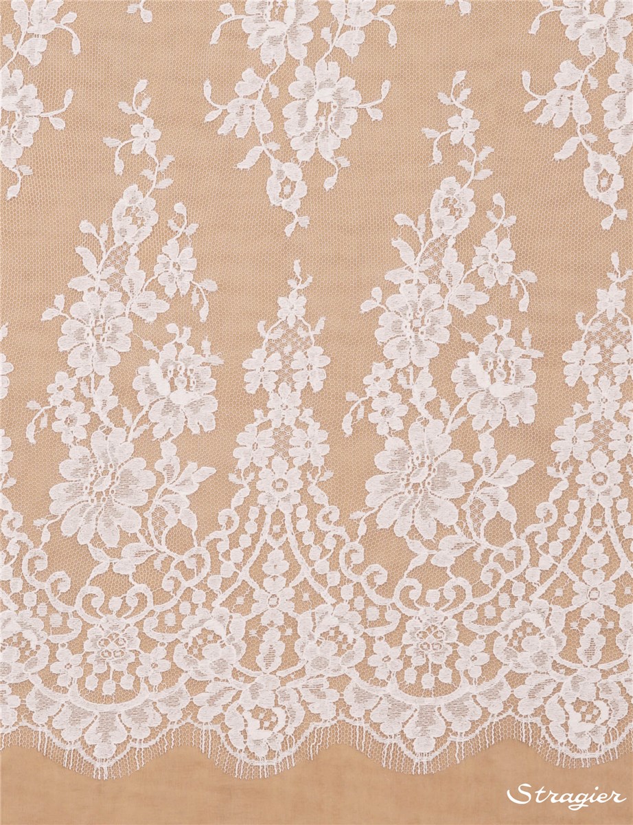 Calais Lace - Hermione - Stragier Ivory - 90 cm