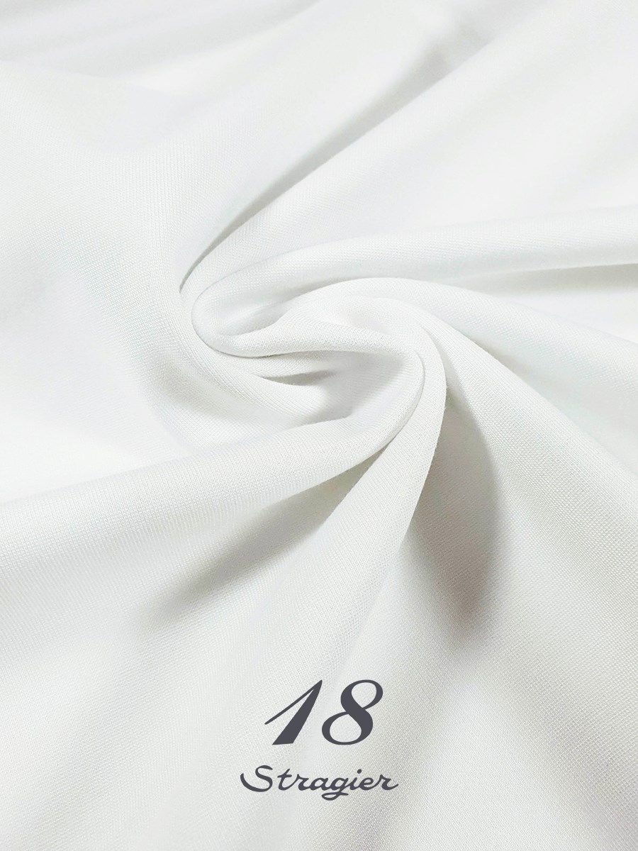 Milano Knitted Fabric - Stretch - Plain - Stragier Pale Ivory