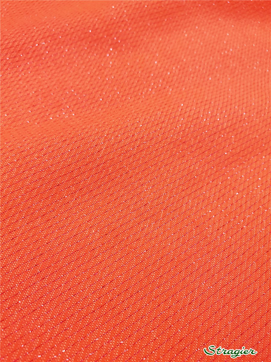 Cotton & Lurex - light & smooth - uni - Corail-Fuchsia lurex
