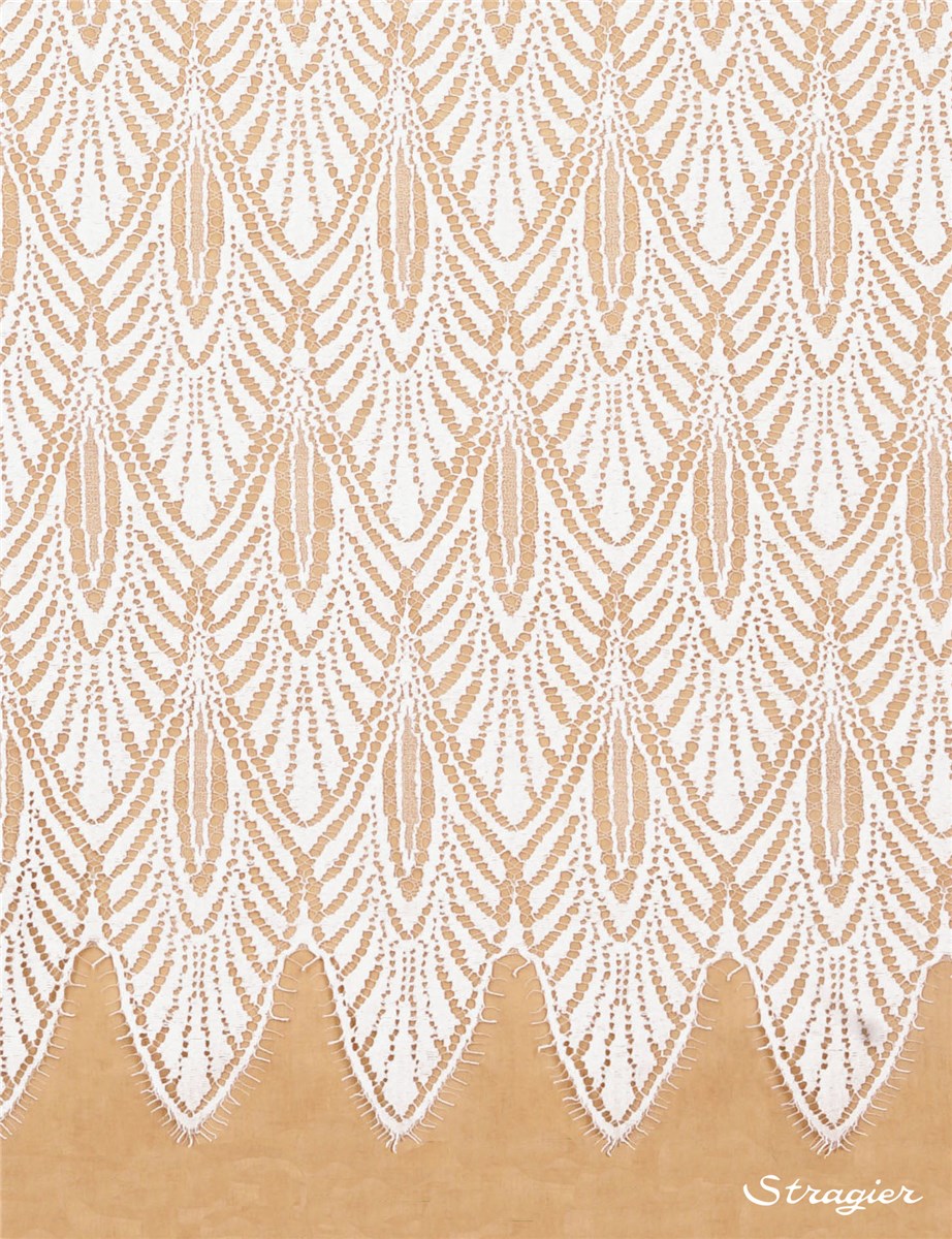 Dentelle de Calais - Tolède - Porcelaine Stragier - 90 cm
