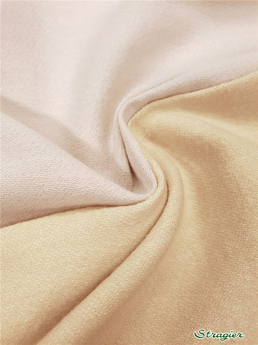 Trois Fils - pur coton - uni - Porcelaine-Mastic 