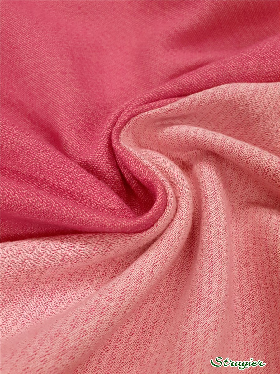 Trois Fils - pur coton - uni - Fuchsia-Rose 