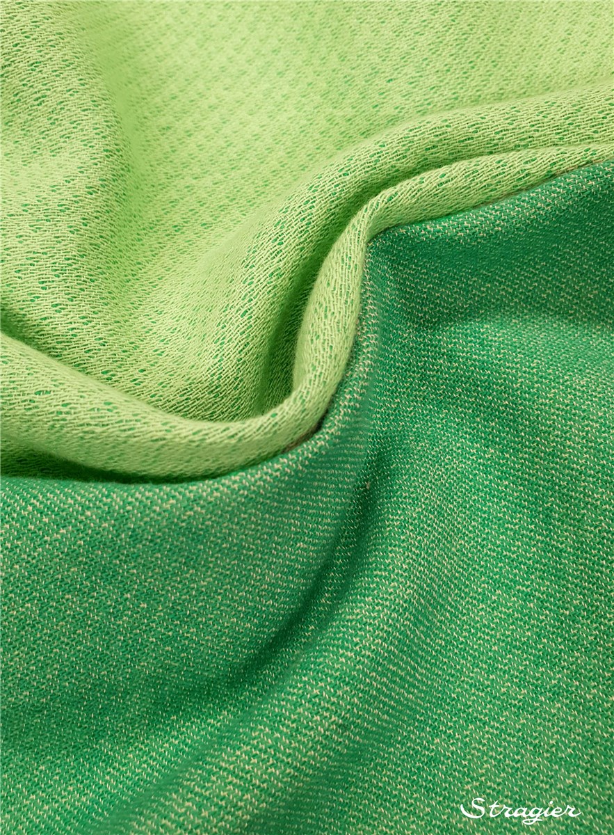 Trois Fils - pur coton - uni - Emeraude-Pistache 