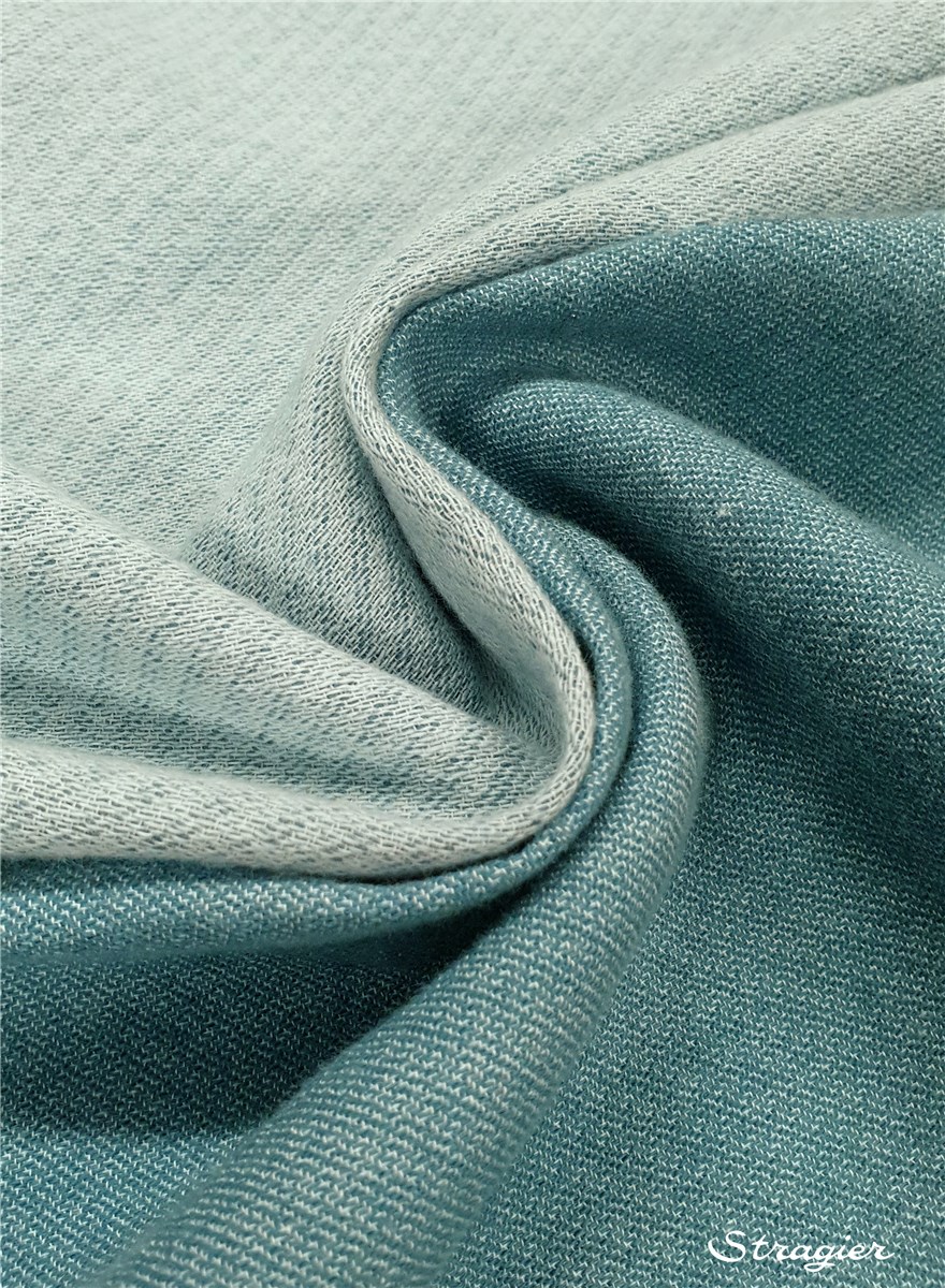 Trois Fils - pur coton - uni - Vert Canard-Aqua 