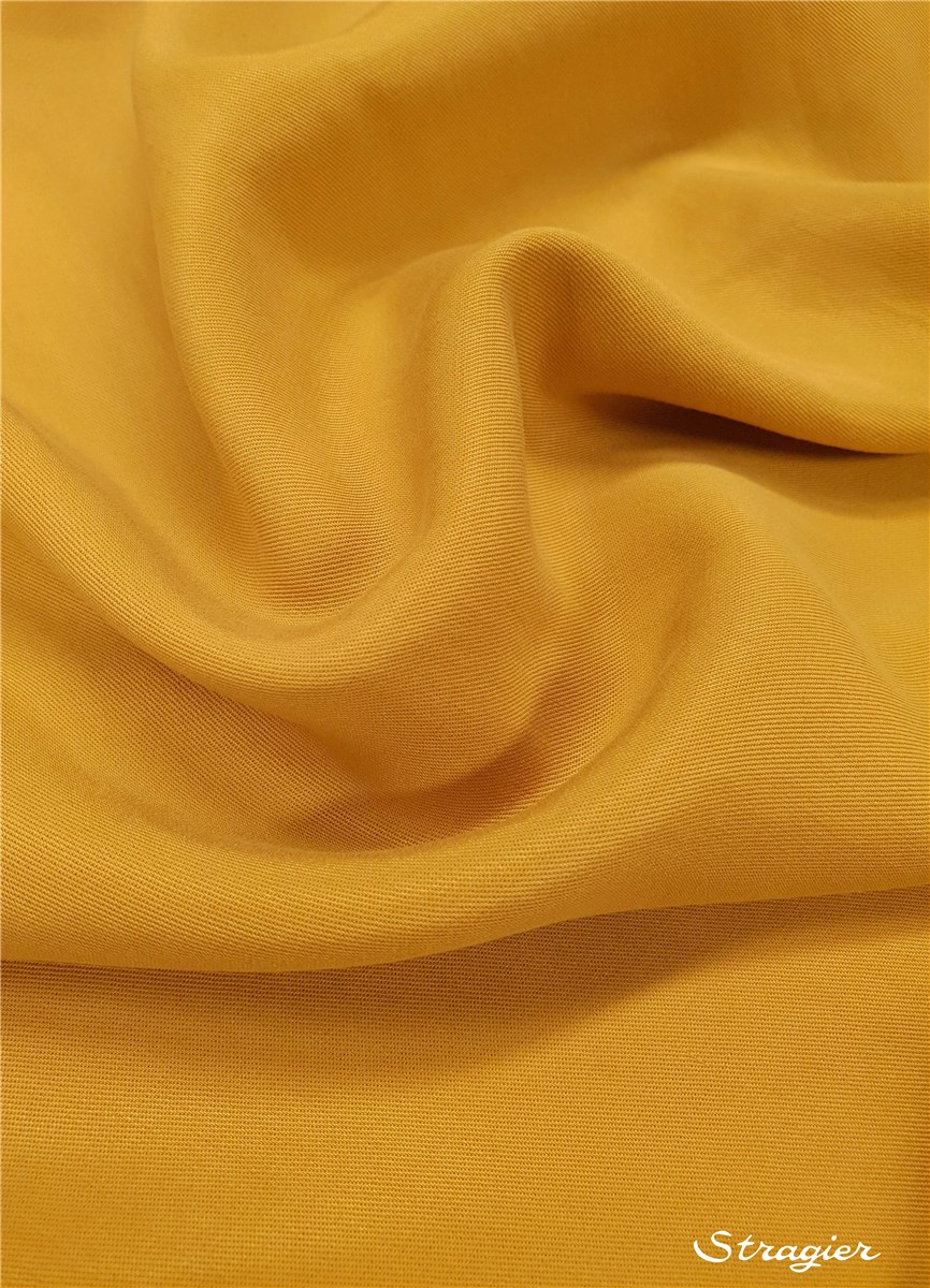 Twill Tencel - uni - Moutarde 