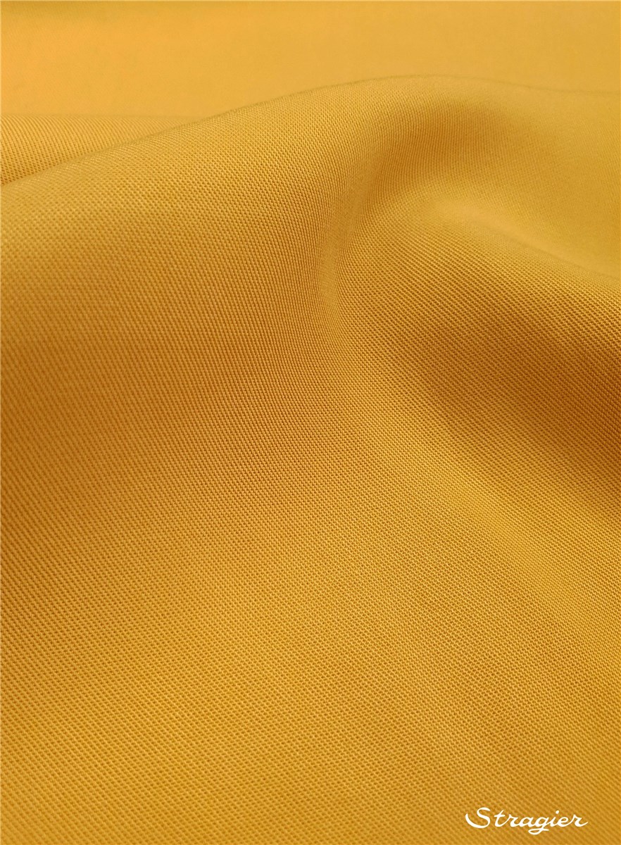 Twill Tencel - uni - Moutarde