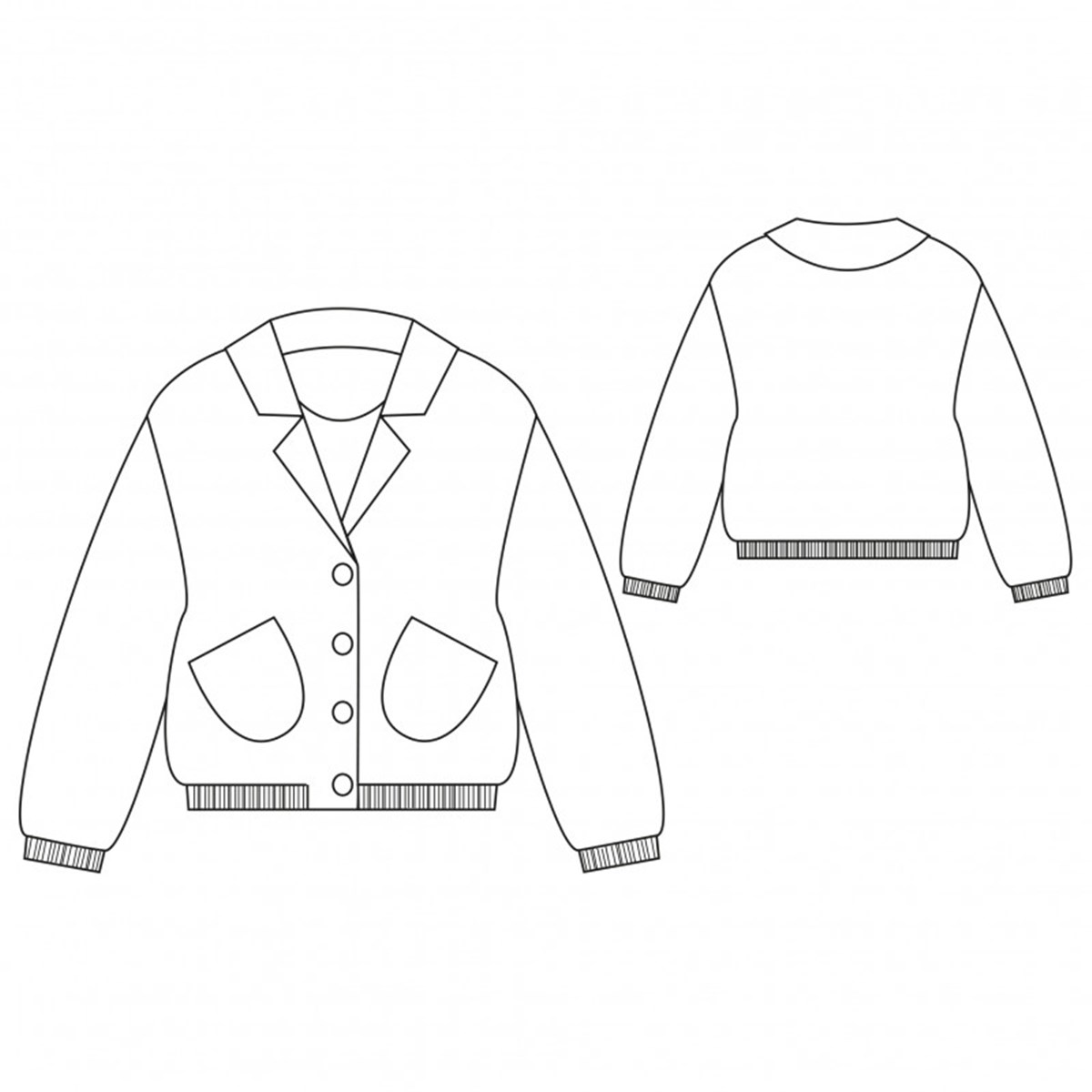 Patron République du Chiffon - Blouson Yeta - - EU 34-46
