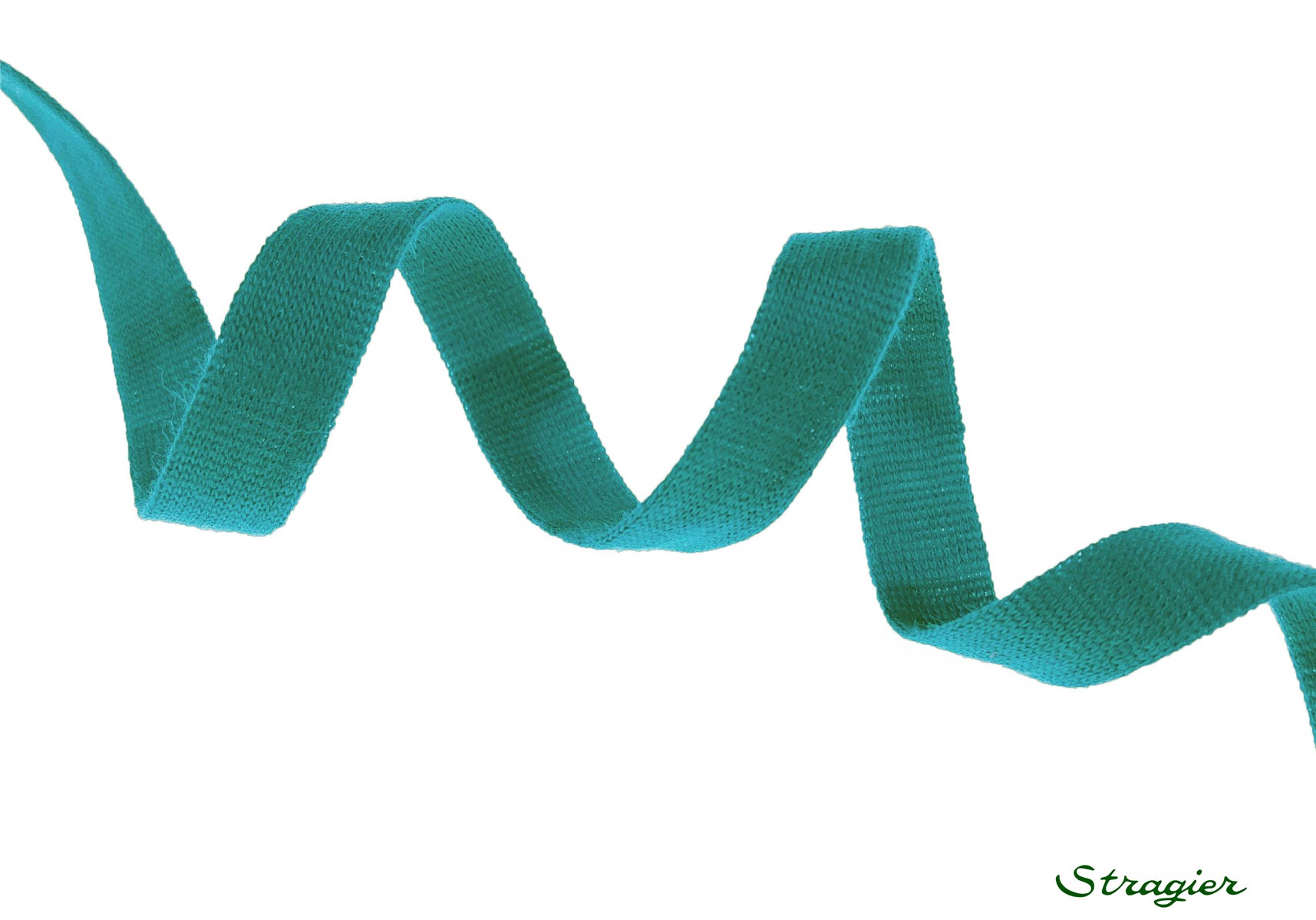 Pure Organic Cotton Tubular Braid - Plain - Lapis - 10 mm