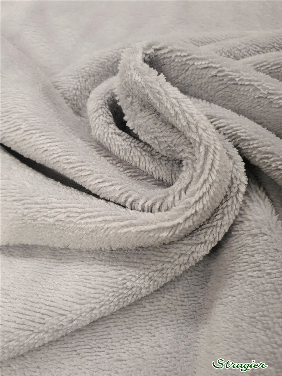 Eponge Velours - Coton & Bambou - uni - Gris Argent 