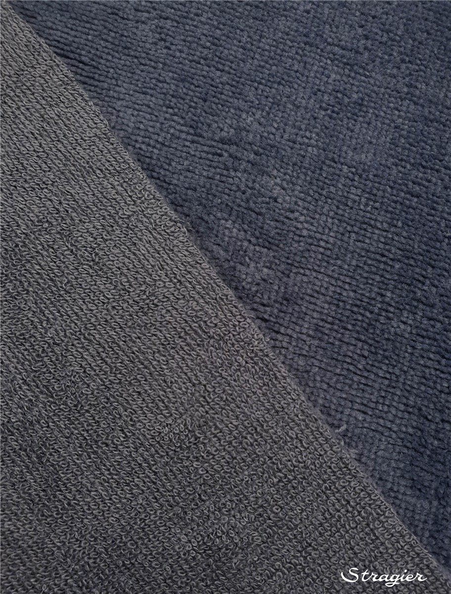 Eponge Velours - Coton & Bambou - uni - Bleu Indigo