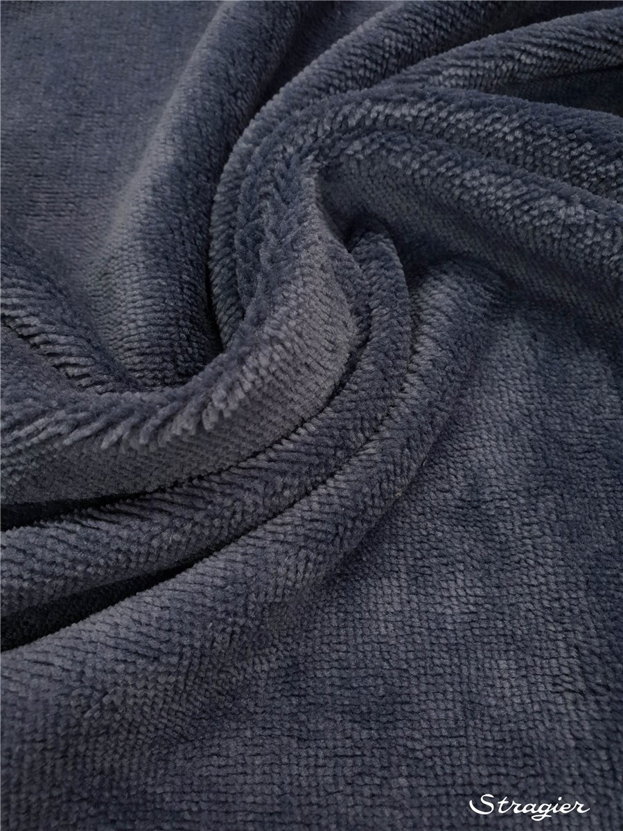 Eponge Velours - Coton & Bambou - uni - Bleu Indigo 