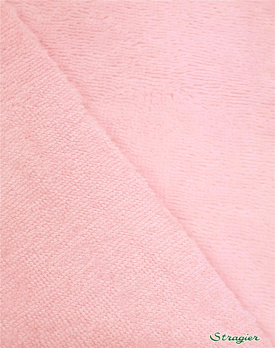 Eponge Velours - Coton & Bambou - uni - Rose Pétale 