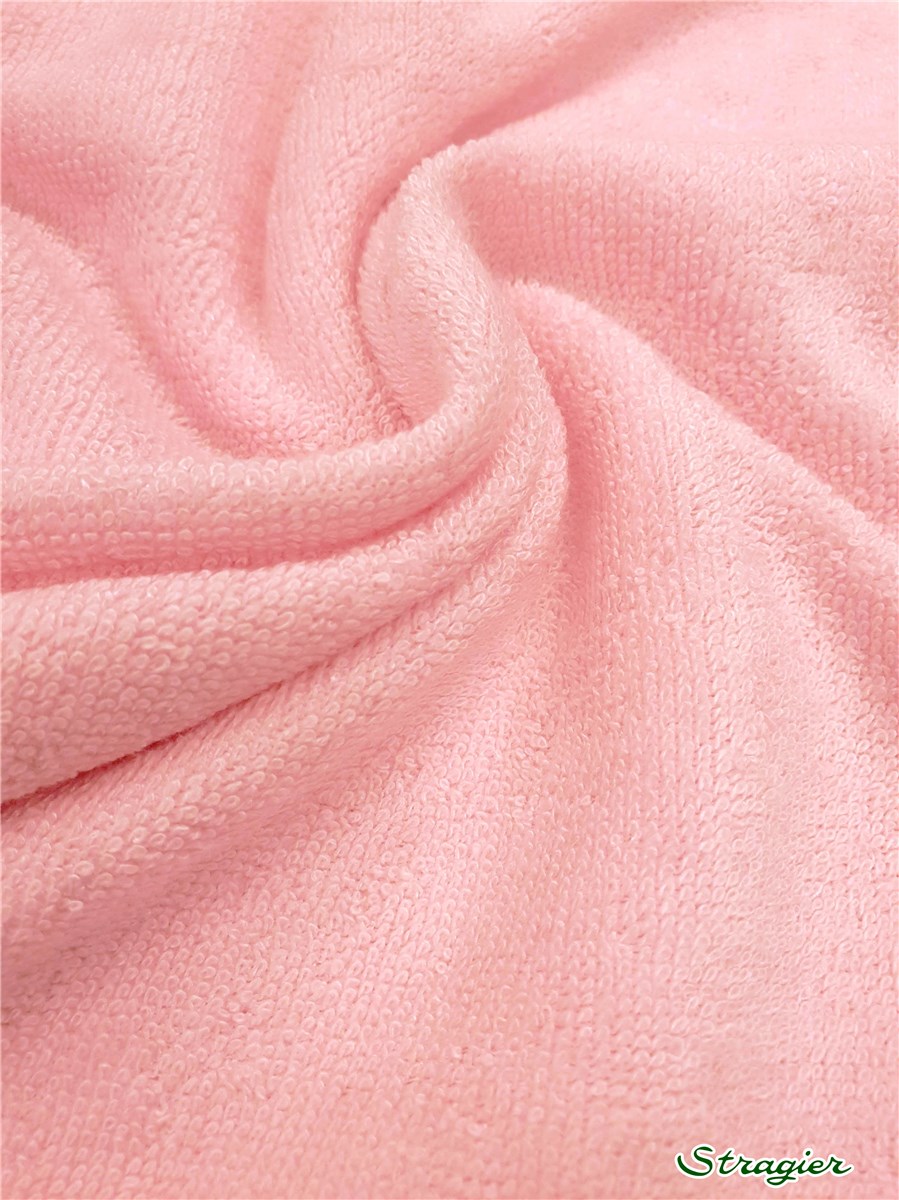 Eponge Velours - Coton & Bambou - uni - Rose Pétale 
