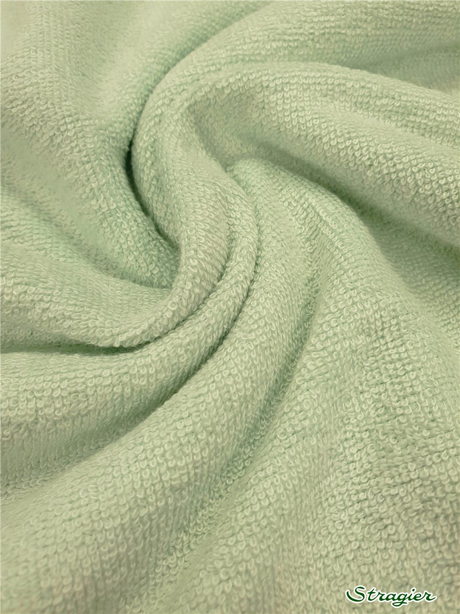 Eponge Velours - Coton & Bambou - uni - Vert Menthe 