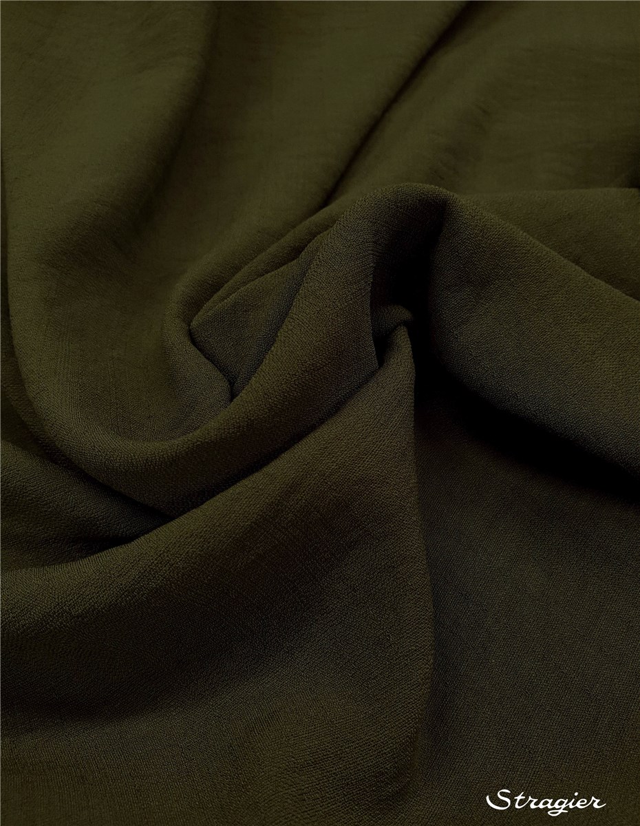 Polyester Batiste - smooth - uni - Kaki
