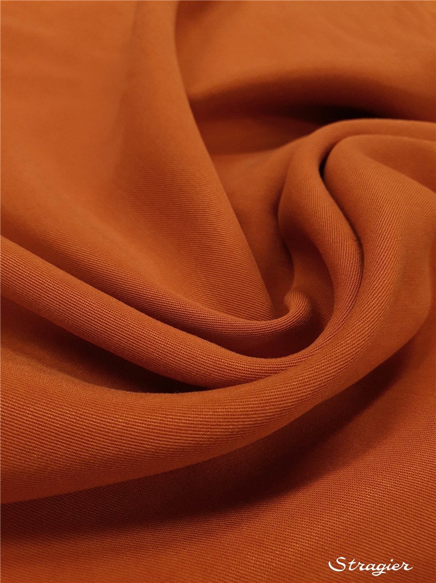 Twill Tencel - uni - Terre de Sienne