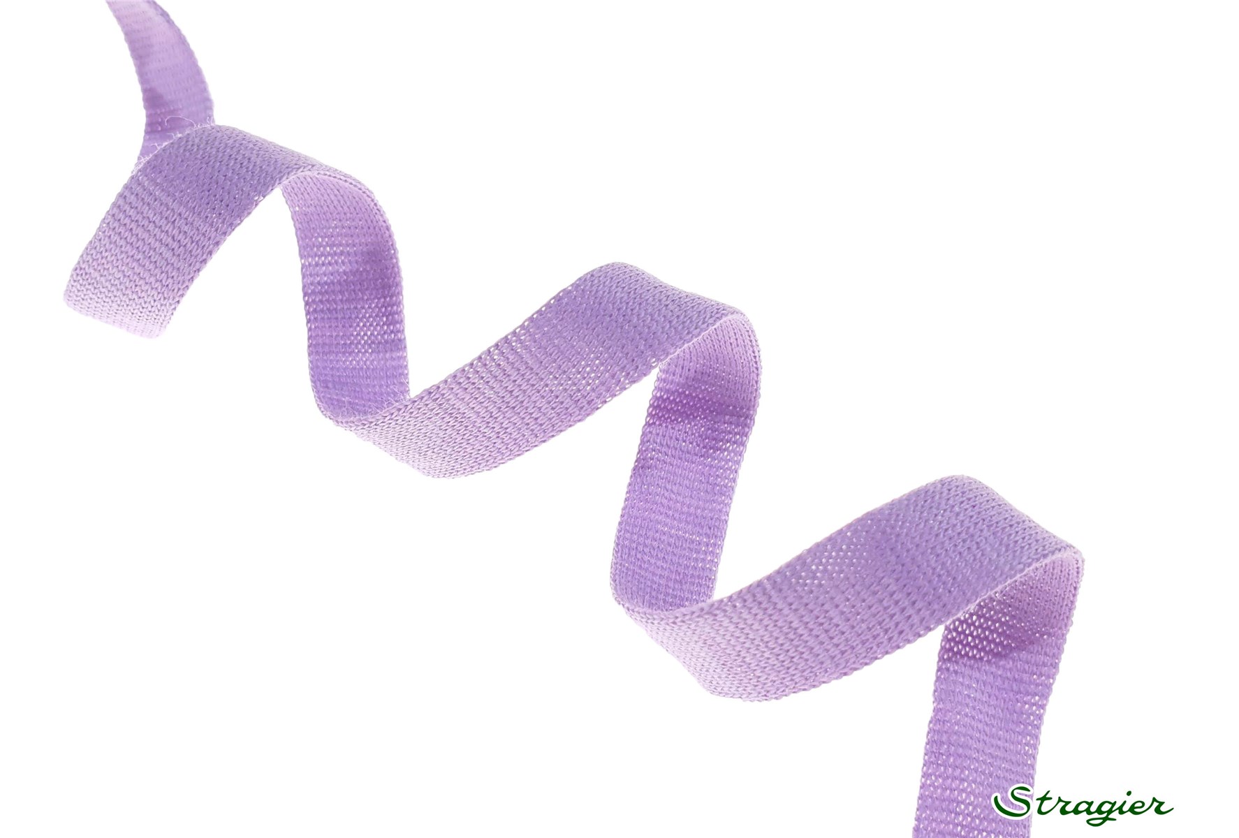 Pure Organic Cotton Tubular Braid - Plain - Parme - 10 mm