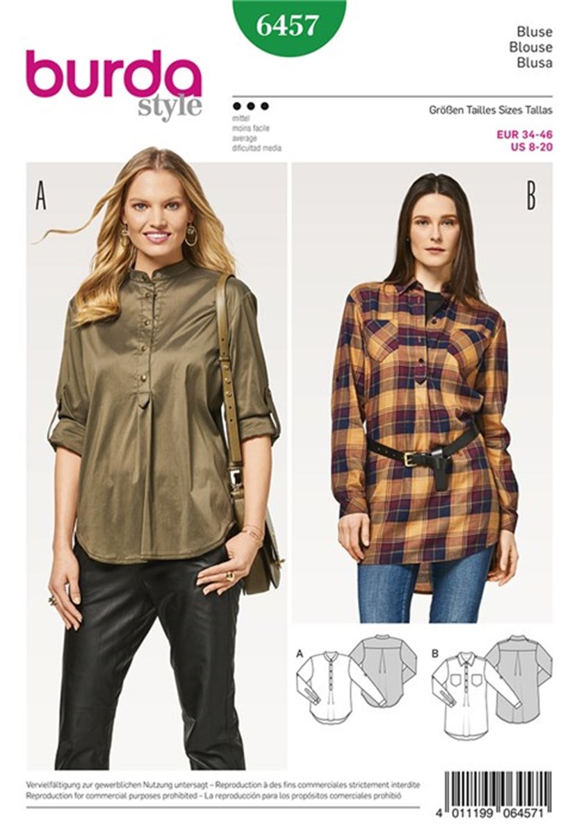 Patron Burda - 6457 -  - EUR 34-46 