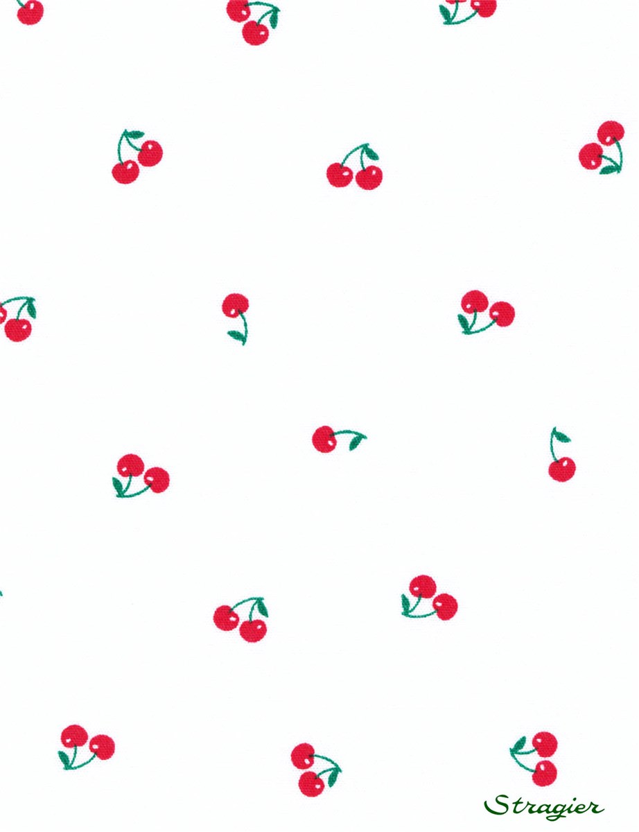 Popeline pur Coton - Mini Cerises - 015 