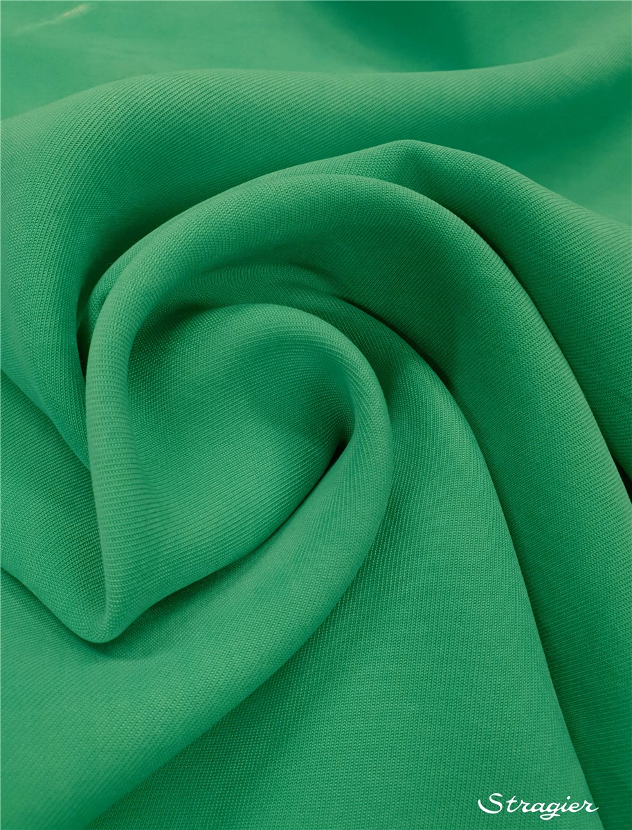 Twill Viscose lourd - Peau de Pêche - uni - Vert Menthe 