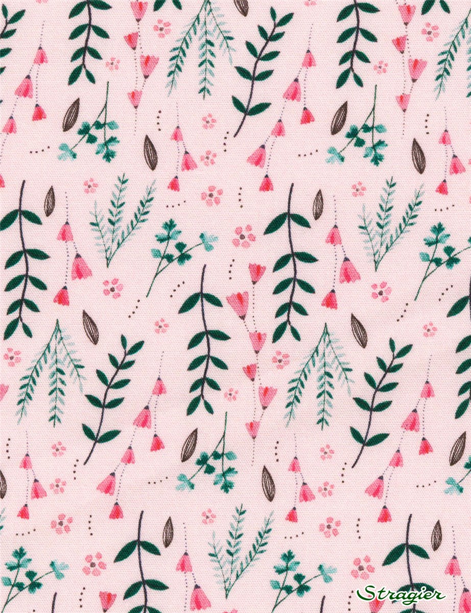 Popeline pur Coton - Sylbeli - Rose 