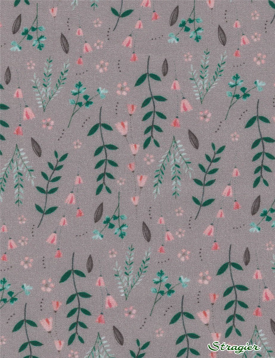 Popeline pur Coton - Sylbeli - Gris 