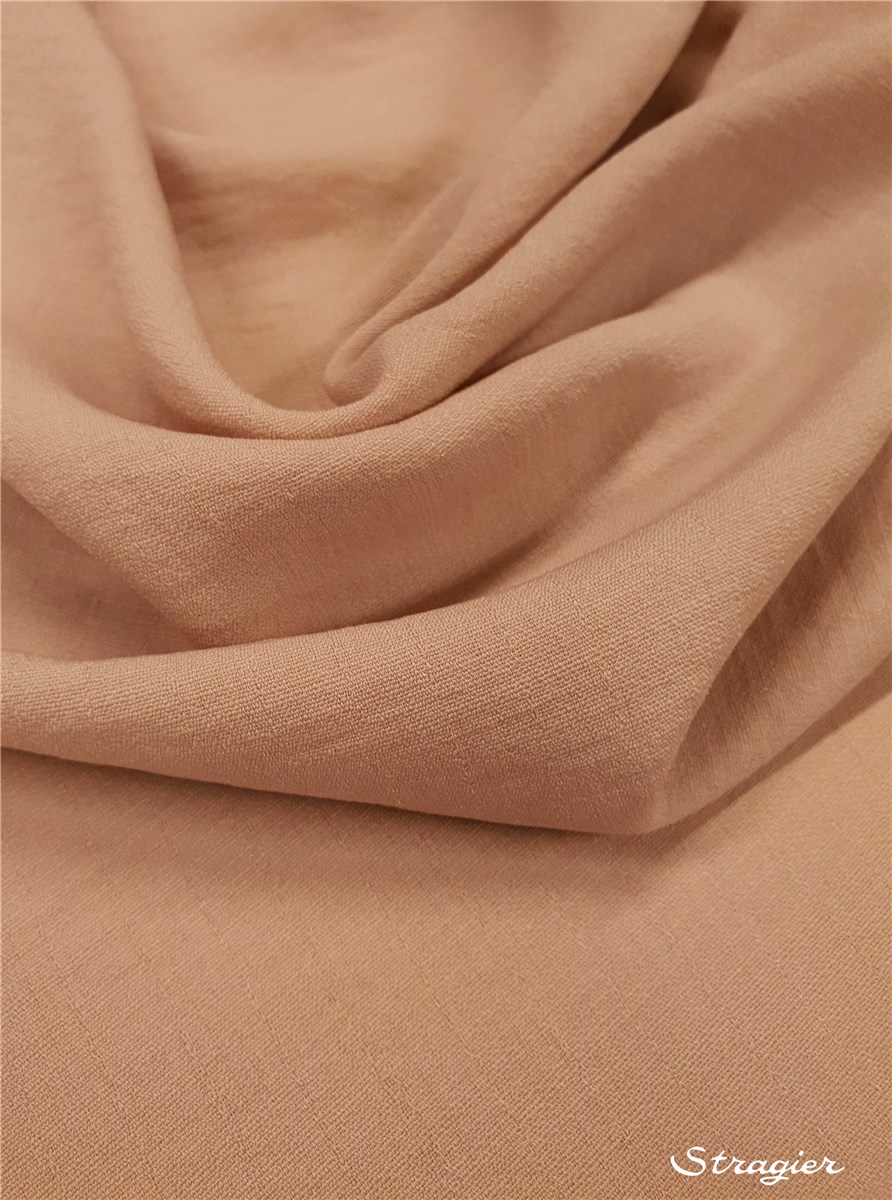 Batiste Microfibres - souple - uni - Rose poudré 