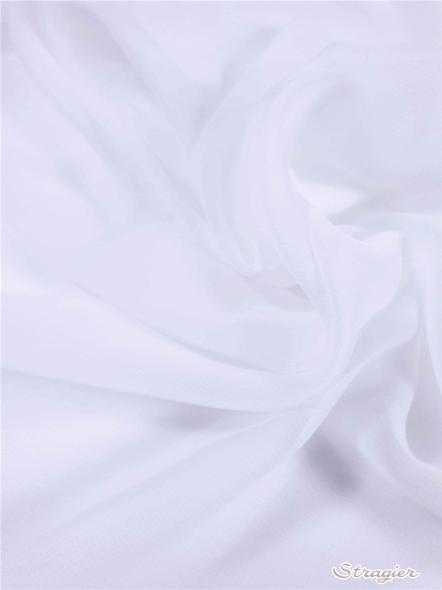 Chiffon - Plain - Blanc doux