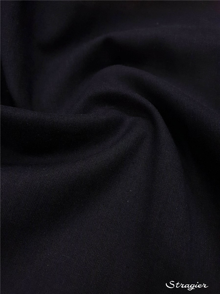 Batiste de Coton - Uni - Marine