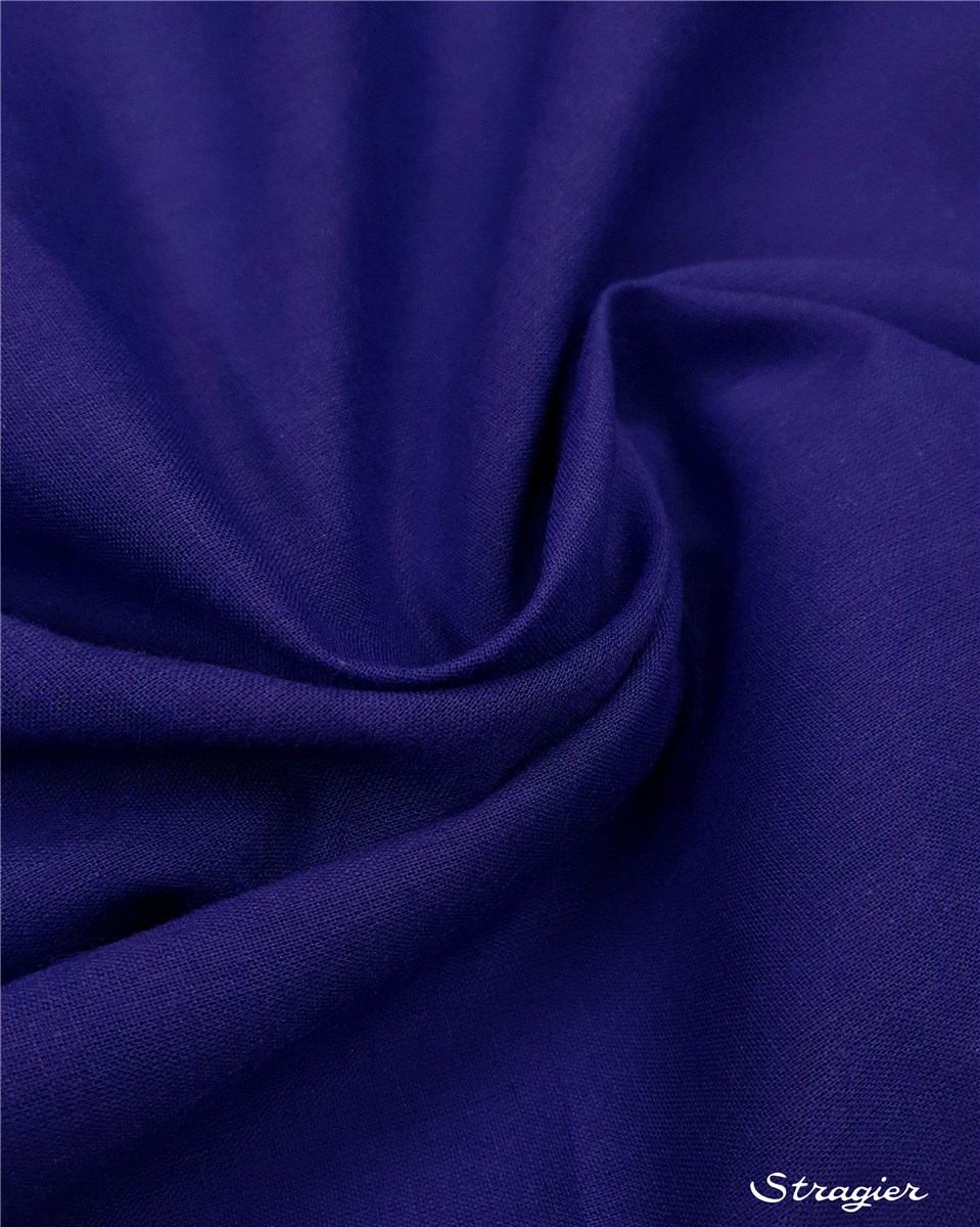 Batiste de Coton - Uni - Bleu Roi 