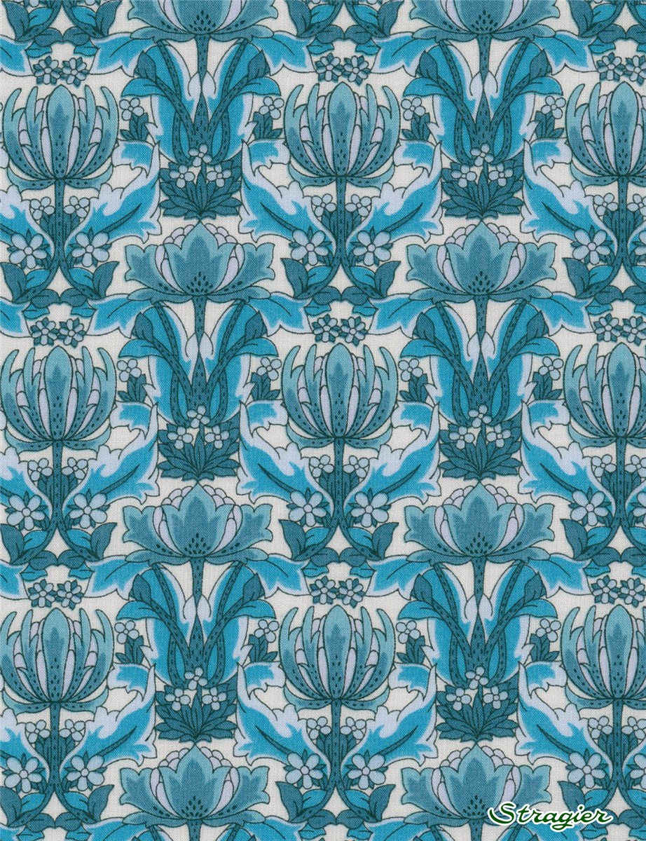 Liberty Tana Lawn - Danuna - Azur 