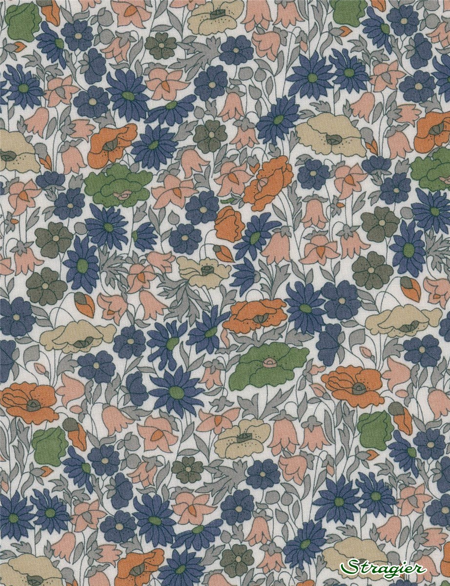 Liberty Tana Lawn - Poppy Forest - Bronze