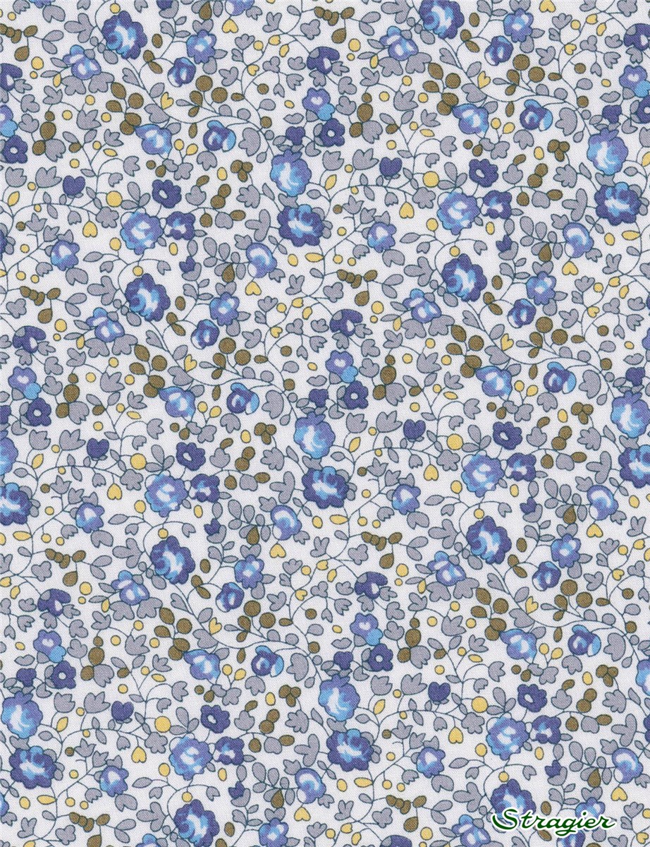 Liberty Tana Lawn - 6014 Eloïse - Blue Forest