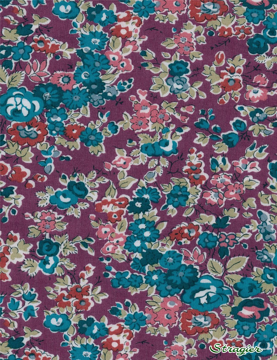 Liberty Tana Lawn - 1082 Tatum - Plum 