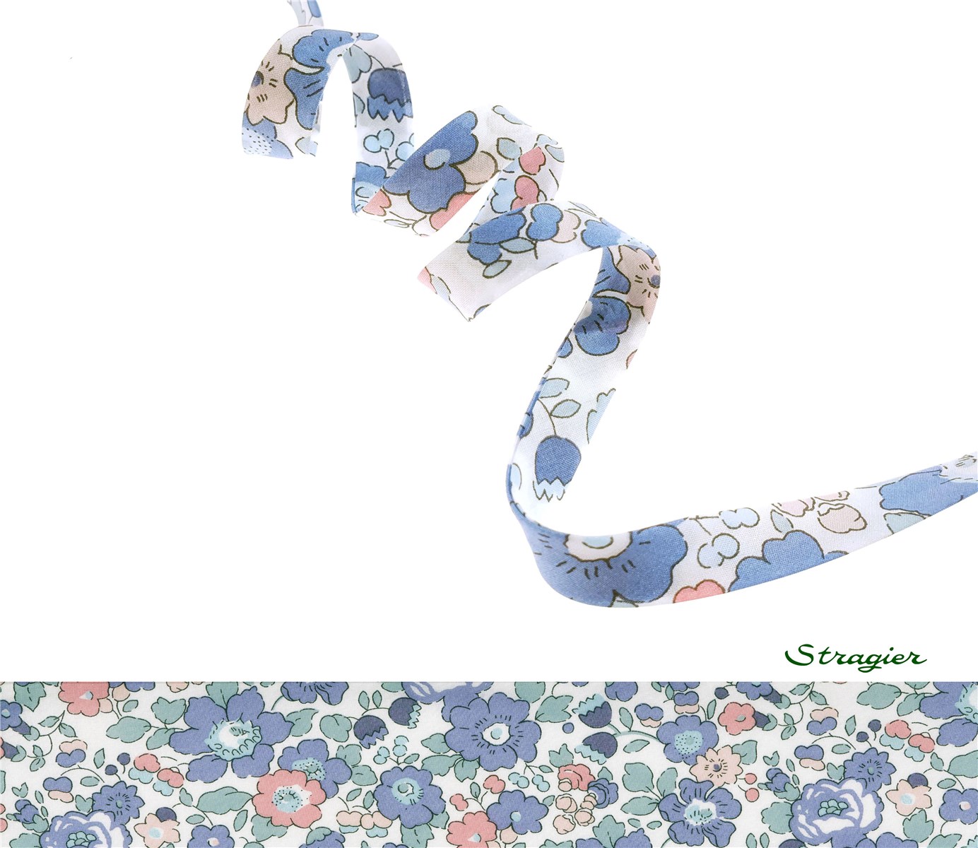 Biais Liberty - 2019 Betsy - Asagao - 10 mm