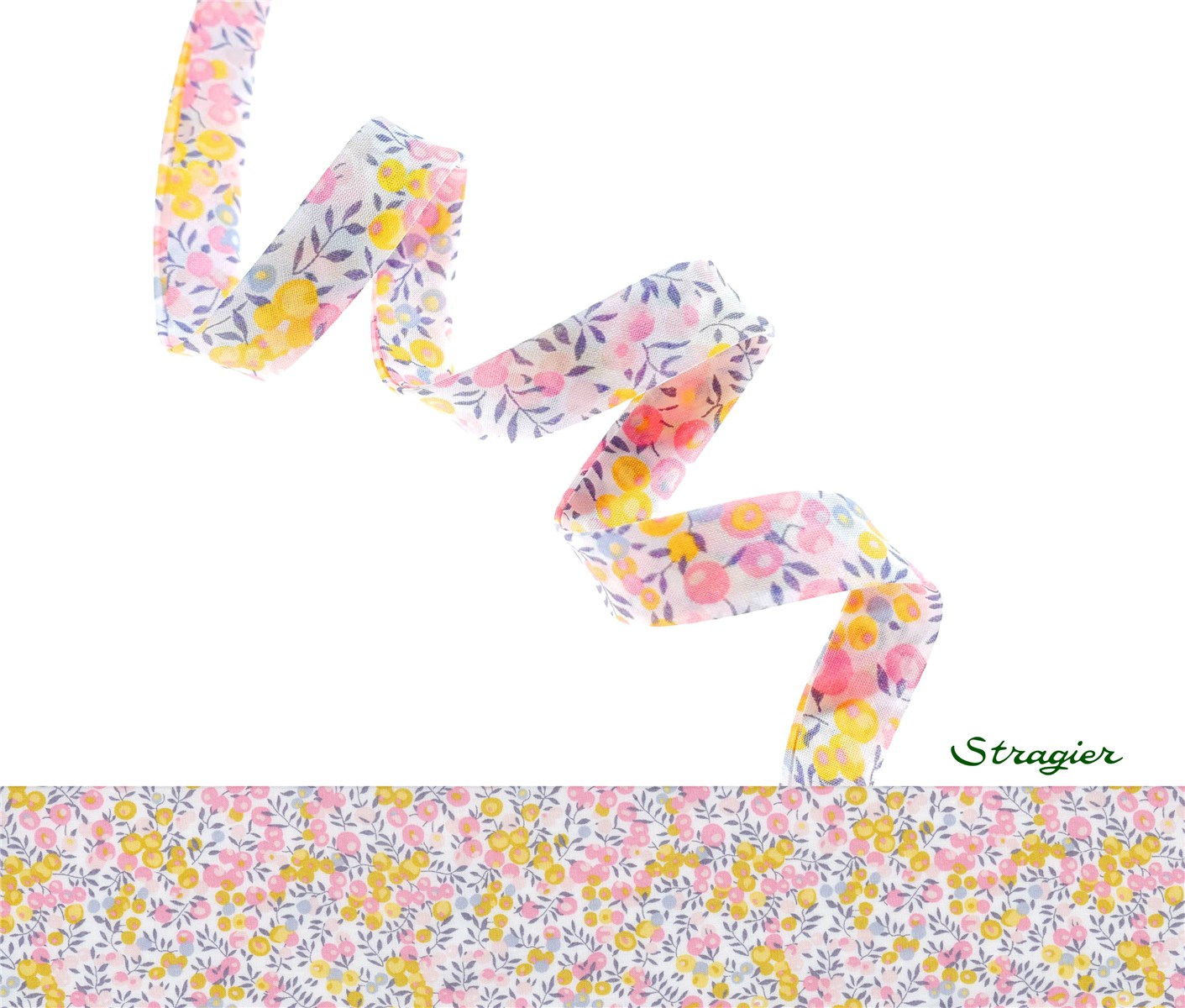 Biais Liberty - Wiltshire Bud - Aurore - 10 mm