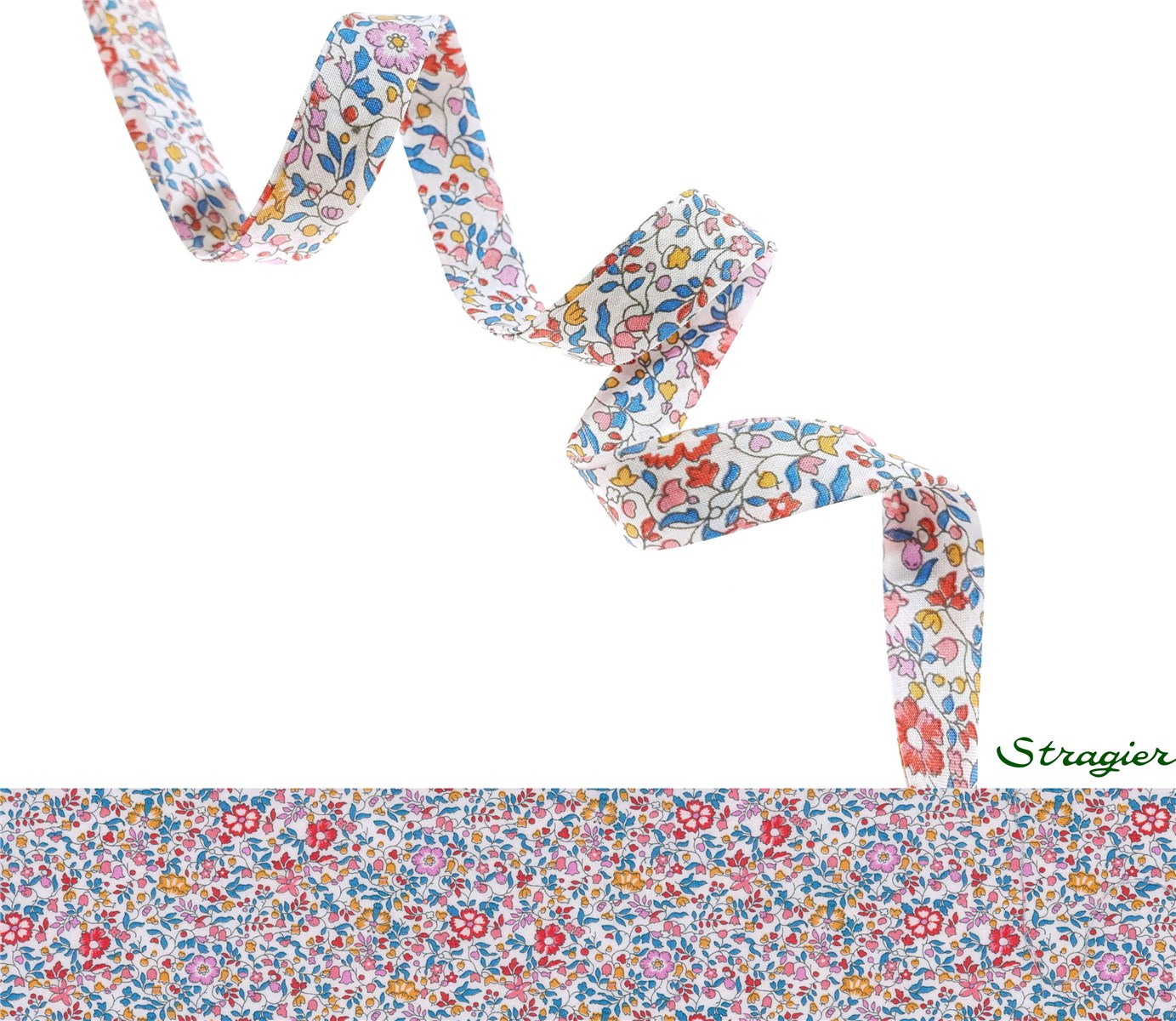 Biais Liberty - 8021 Katie and Millie - Carnival - 10 mm