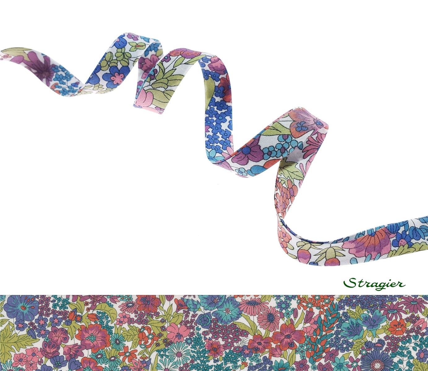 Liberty Bias Binding - 3037 Margaret Annie - Broceliande - 10 mm