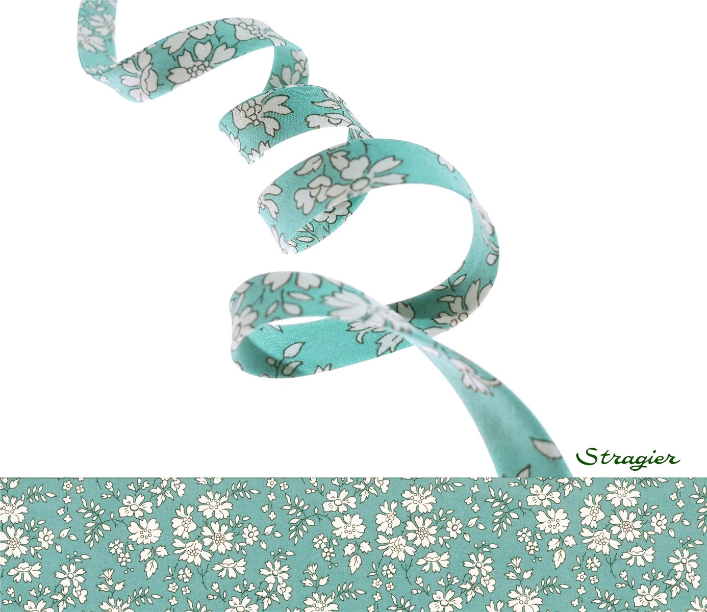 Biais Liberty - 3055 Capel - Sea Green - 10 mm