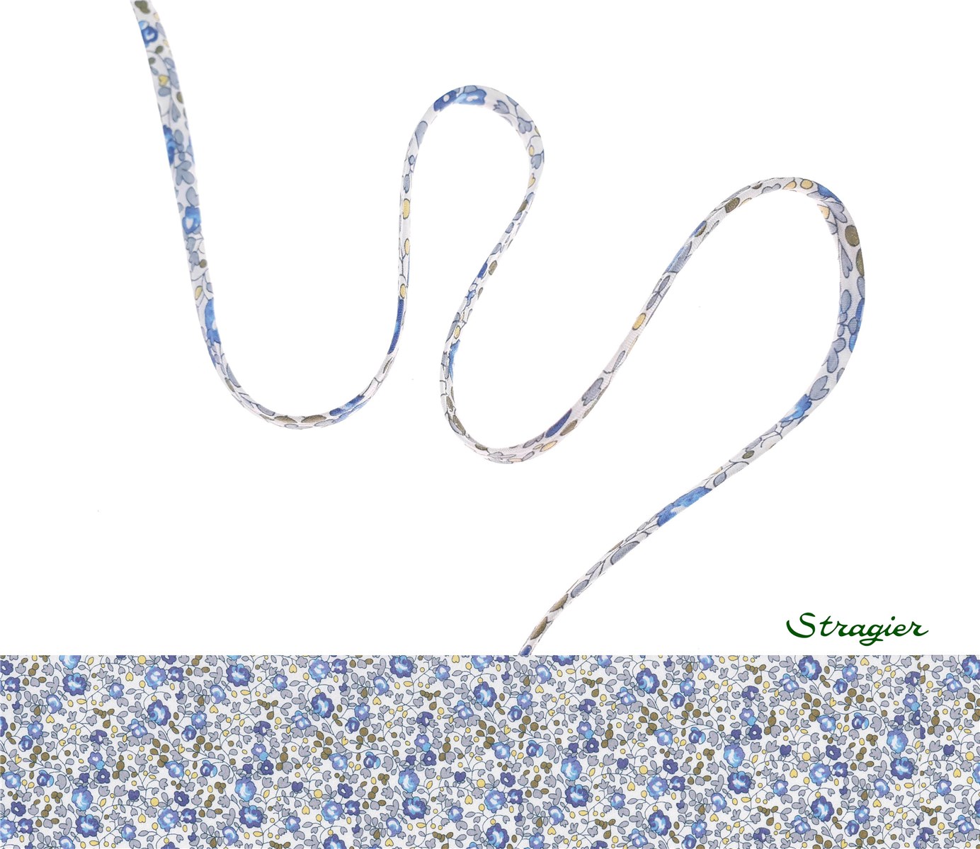 Liberty Cord - 6014 Eloïse - Blue Forest - 4 mm