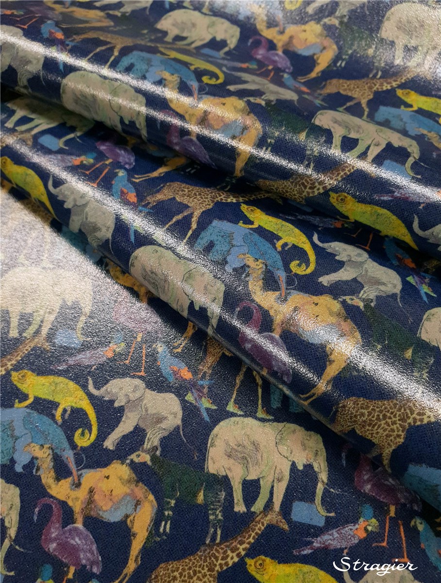Liberty - coated - Queue For The Zoo - Deep Blue