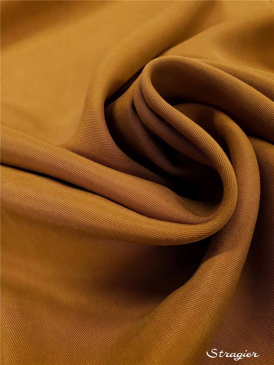 Twill Tencel - uni - Cognac