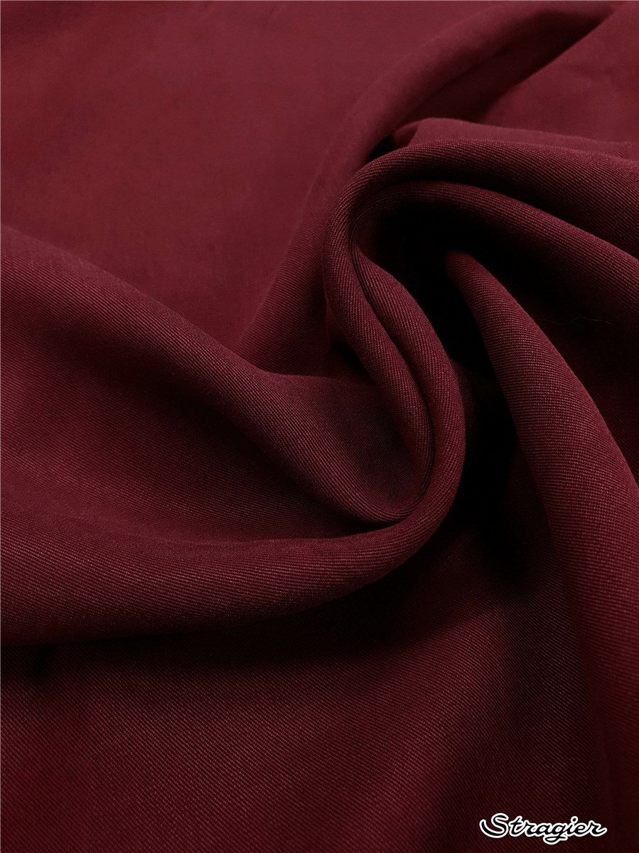Tencel Twill - uni - Lie de Vin