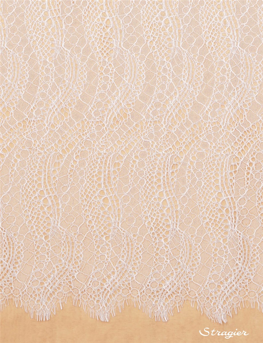 Dentelle Chantilly - Boreale - Porcelaine Stragier - 133 cm