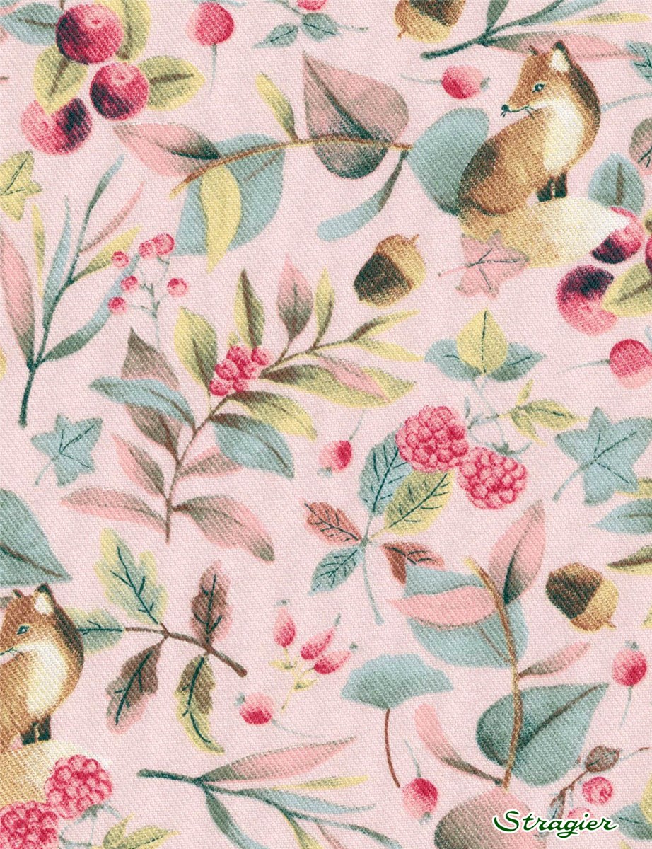 Twill Viscose Soft - Goupil - Rosée 