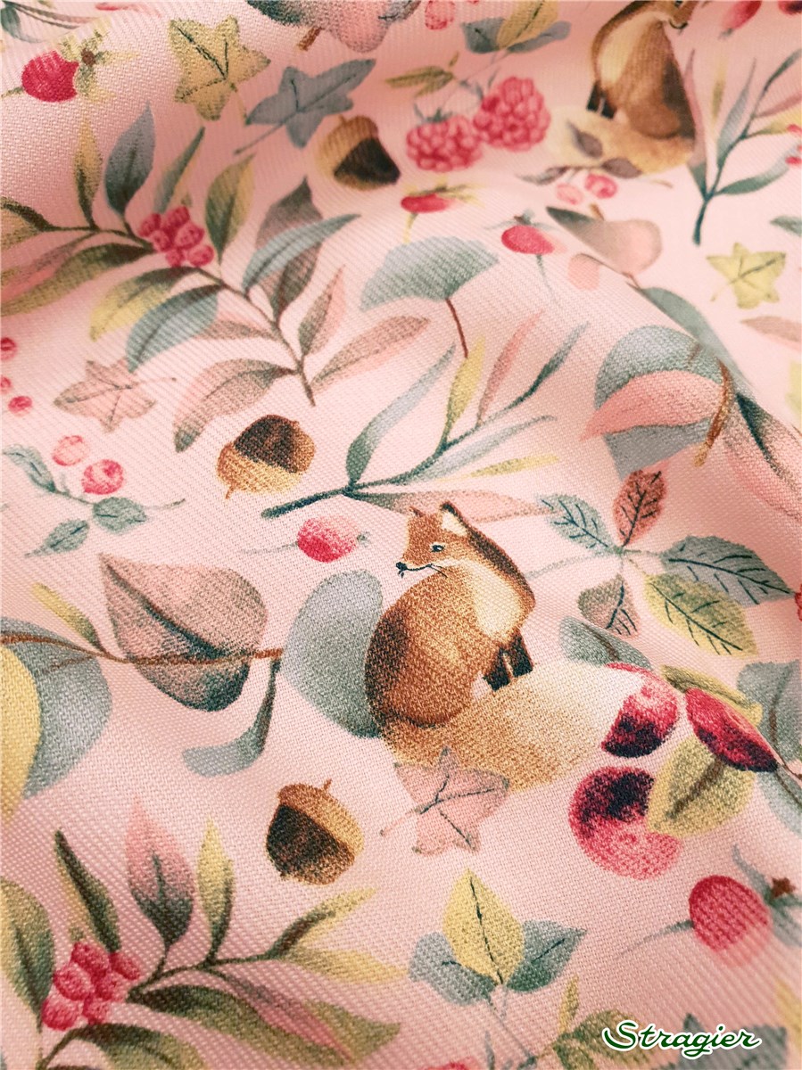 Viscose Twill - soft - Goupil - Rosée